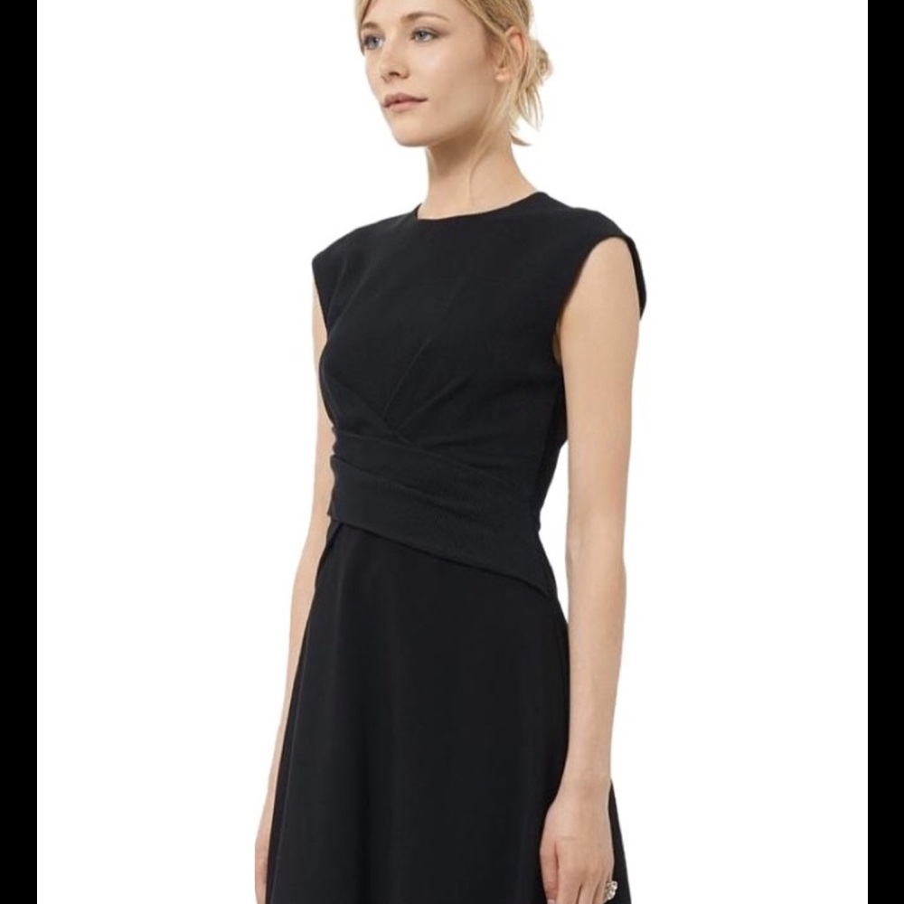 Rebecca Taylor Ruched Front Fit & Flare Dress